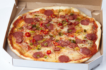 pizza in the box