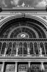 Obraz premium Railway station in Budapest, Hungary