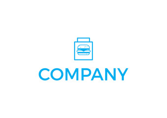 suitcase burger icon