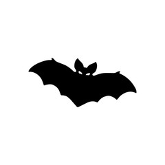 Vector silhouette of bat