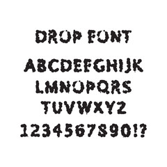 Drop font decorative