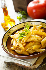 Pasta with sun dried tomatoes pesto