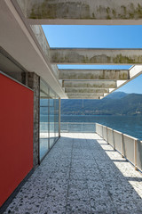 Balcony of an old penthouse