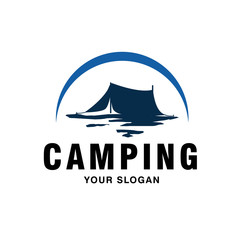 camping elegant logo
