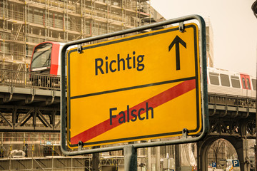 Schild 13 - Richtig