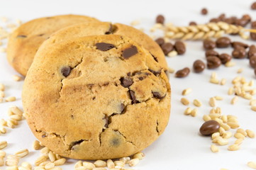 Chocolate chip cookies and chocolate balls