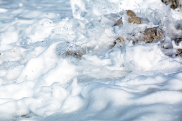 Sea foam macro