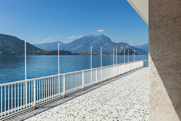 Balcony of an old penthouse