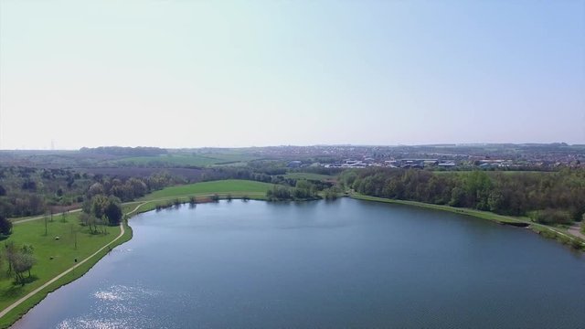 Landscape with lake