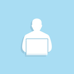 Work at the computer   icon