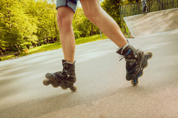 Roller skating