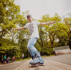 Roller skating