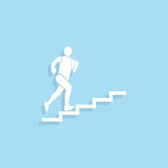 walk up stairs   icon