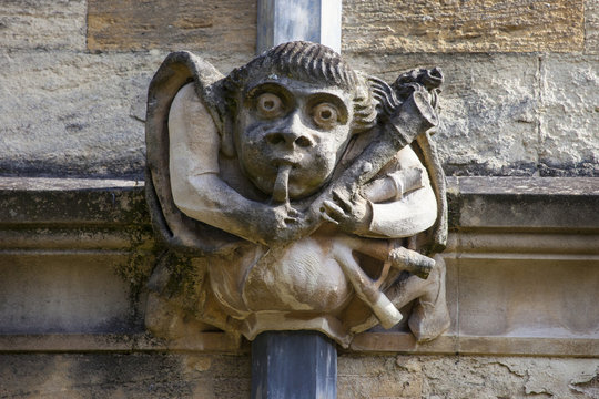 Gargoyle At Univeristy Of Oxford