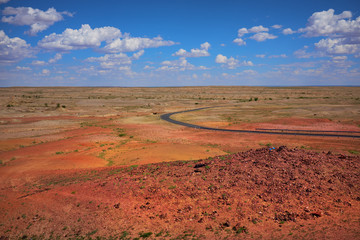 Nice view of the Gobi desert Mongolia