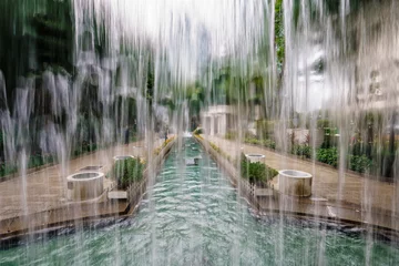 Fotobehang Fountain Plaza in Hong Kong Park © Wilding