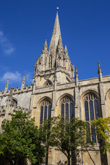 Fototapeta na wymiar University Church of St. Mary the Virgin in Oxford