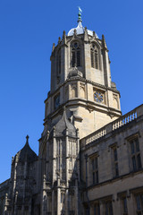 Fototapeta na wymiar Tom Tower at Christ Church College in Oxford