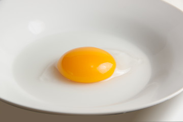 raw duck egg yolk