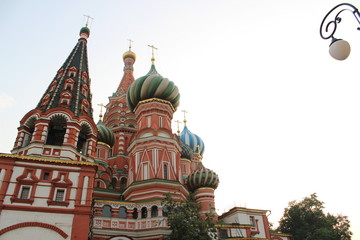 Fototapeta na wymiar Cathédrale Saint Basile, Place Rouge, Moscou, Russie