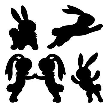 Set of rabbits.
