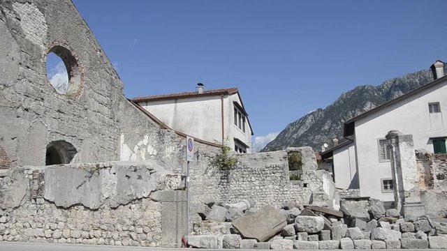 Earthquake in Friuli and reconstruction of Venzone Friuli 1976 Ven&ccedil;on