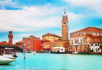 Old town of Murano, Italy - obrazy, fototapety, plakaty