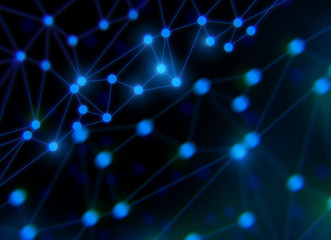 ai brain system data connecting to analysis , light internet social network background, illustration of global web with link to electric information, cyber with group of security, hacker online to net