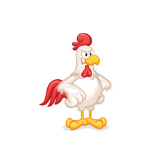 Angry Chicken Grinning