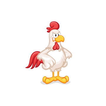 Angry Chicken Grinning