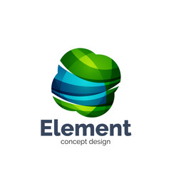 Vector sphere abstract logo template