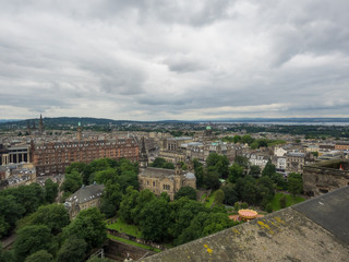 Fototapeta na wymiar View from Edinburgh Castle