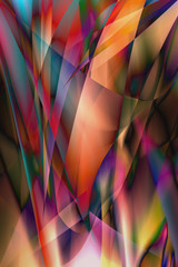 Panele Szklane Podświetlane  Hintergrund abstrakt bunt