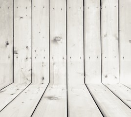 Wooden style floor stage and wall for display of product or back