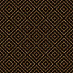 Cafe brown vintage squared retro seamless pattern design