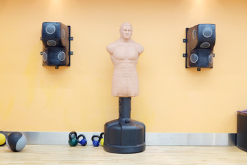 Interior of a boxing hall