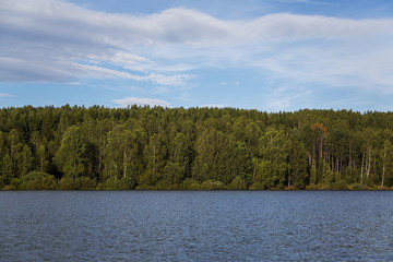 Fototapeta na wymiar Lake Vlasina in Serbia