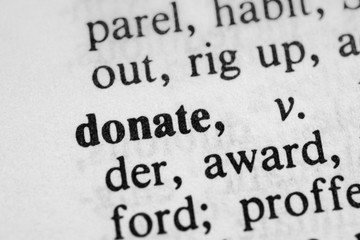 Obraz premium Donate