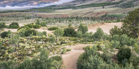 dawn over  North Sand Hills