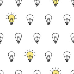 Light bulbs wallpaper