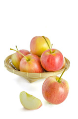 Red and yellow apple
