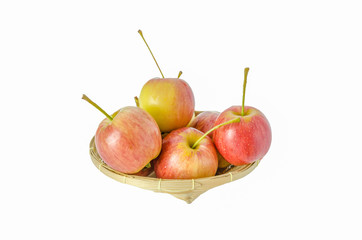 Red and yellow apple