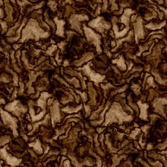 Wavy dark brown abstract slices of rose 