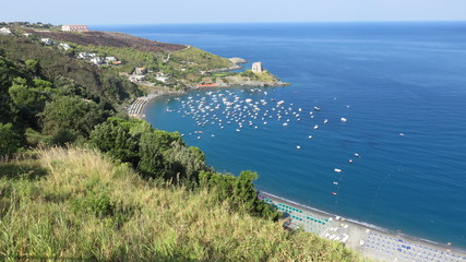 Naklejka premium san nicola arcella ,calabria