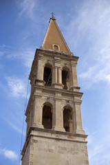 Tower in Stari grad, Hvar island, Croatia