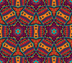 geometric mosaic seamless pattern