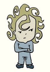 Angry boy
