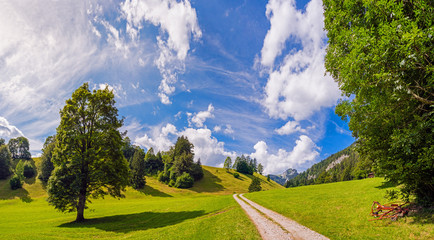 Wandern im Simmental, Berner Oberland, Schweiz