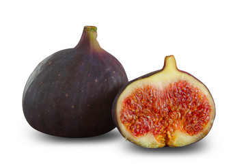 appetizing figs on table