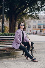 beautiful young model